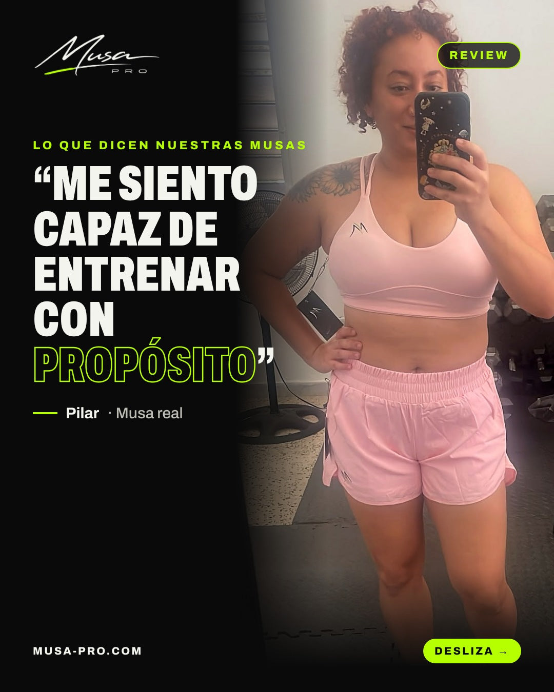Review de Pilar: me siento capaz de entrenar con propósito