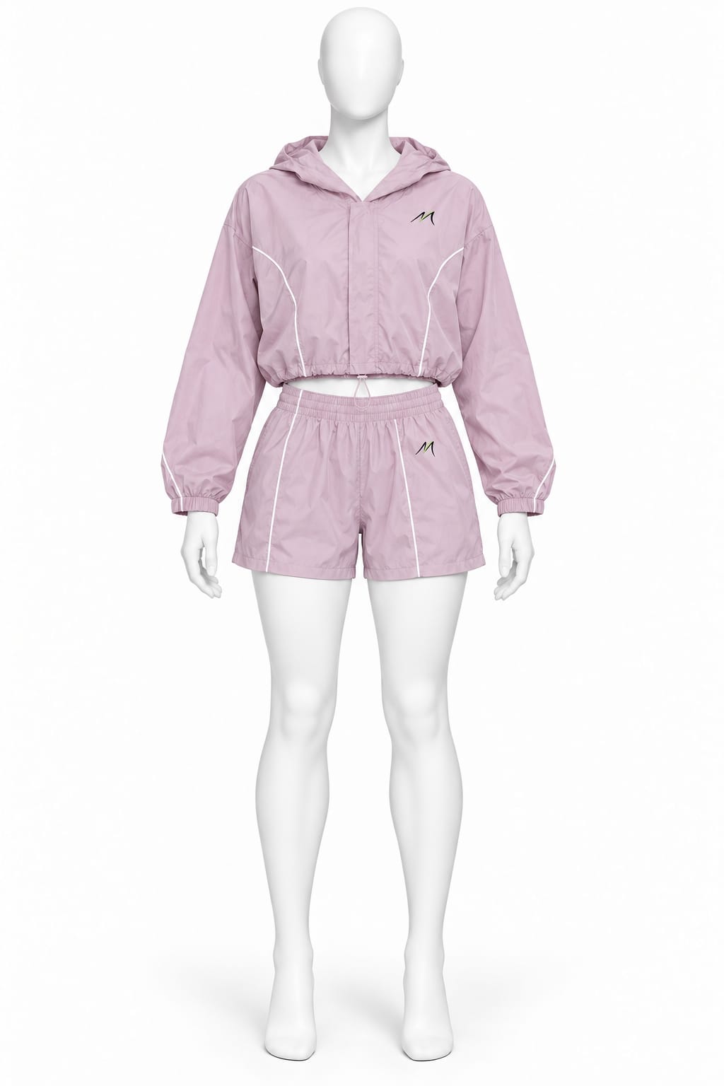 Set Hoodie manga larga & Shorts