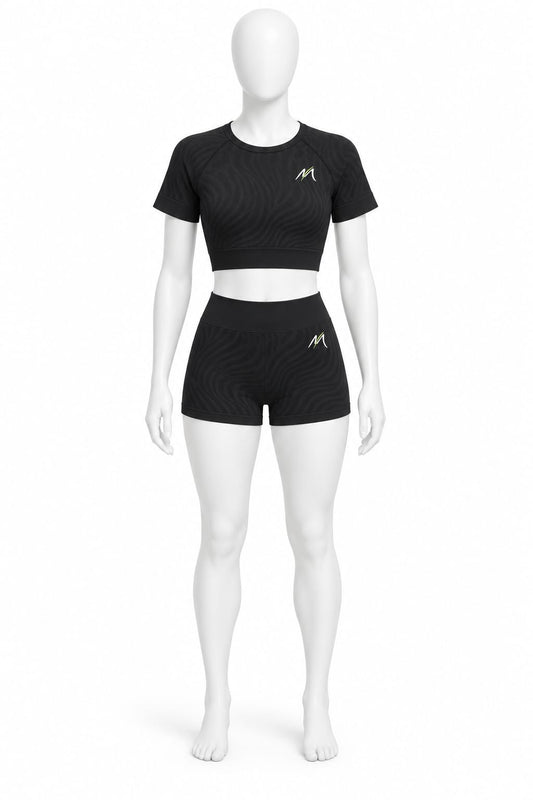 Set Manga corta & Shorts sin costuras